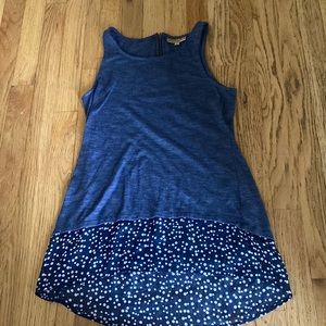 Princess Vera wang blue sleeveless top size m